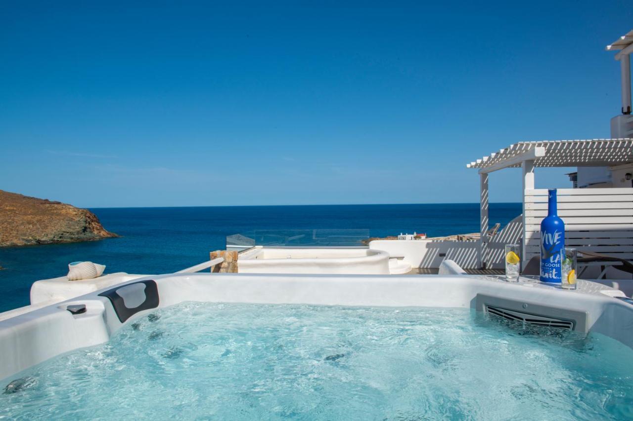 Villa Merhia Seaview Oasis With Pool & Hot Tub Exterior foto