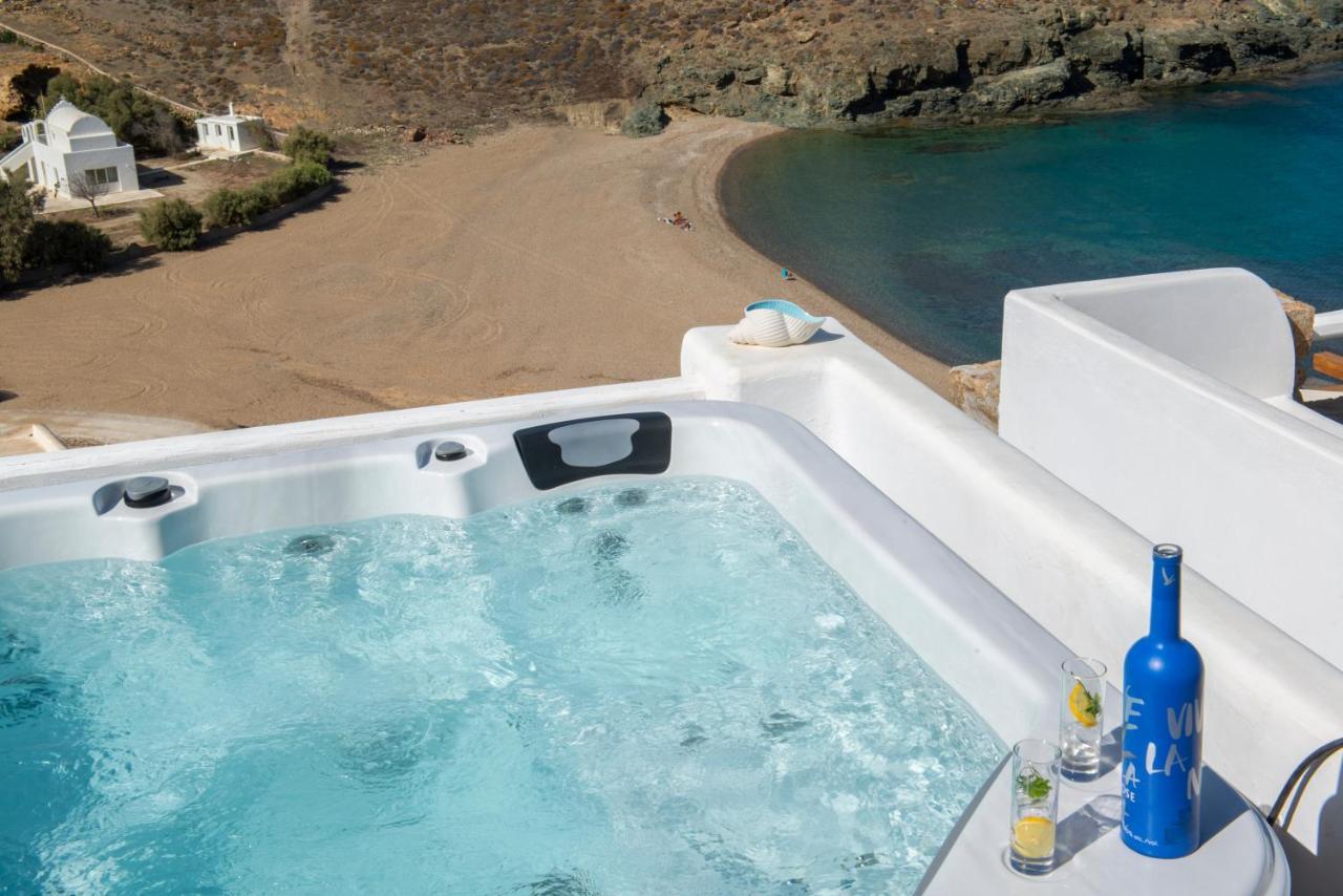 Villa Merhia Seaview Oasis With Pool & Hot Tub Exterior foto